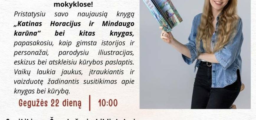 Spotkanie z pisarką Jovilą Sujetienė
