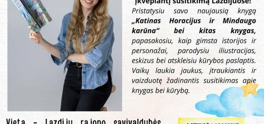 Susitikimas su rašytoja Jovile Sujetiene