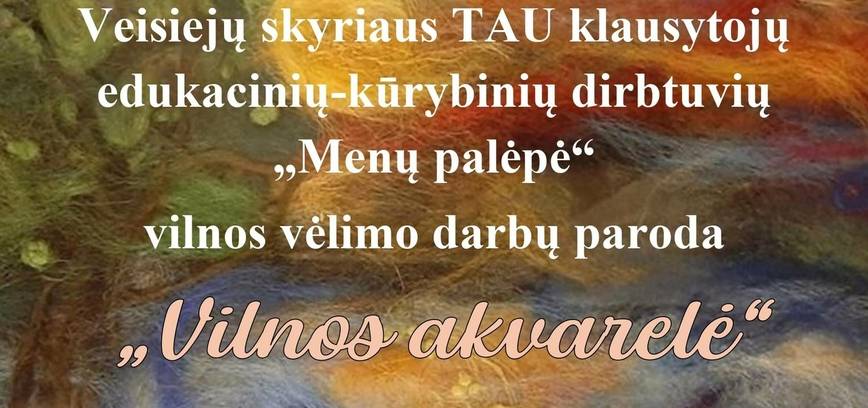 Wystawa prac z filcowania wełny 