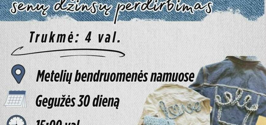 Warsztaty kreatywne „Recykling starych jeansów”
