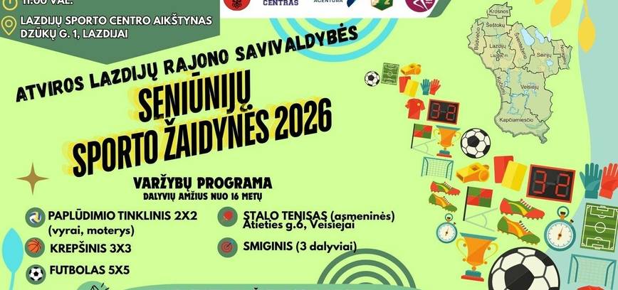 Atviros Lazdijų r. savivaldybės seniūnijų sporto žaidynės 2026