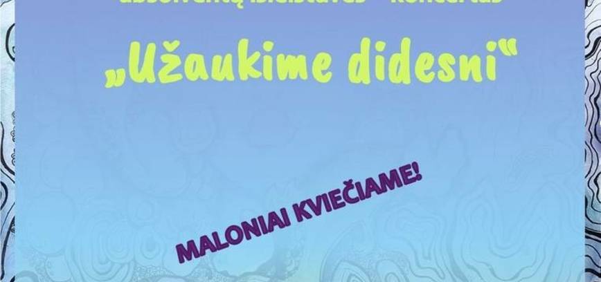Lazdijų meno mokyklos absolventų išleistuvės - koncertas 