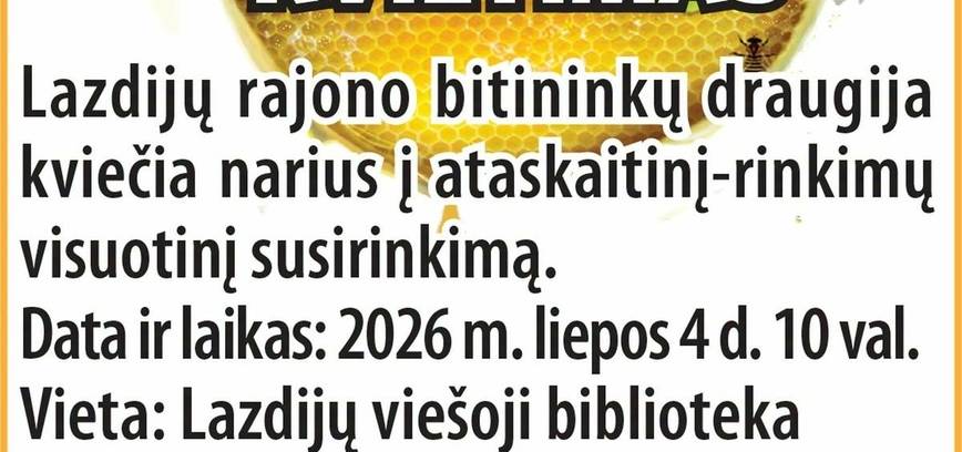 Lazdijų rajono bitininkų draugijos susirinkimas 