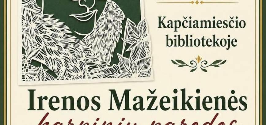 Otwarcie wystawy wycinanek Ireny Mažeikienė