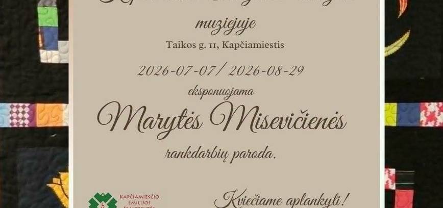 Wystawa rękodzieła Marytė Misevičienė