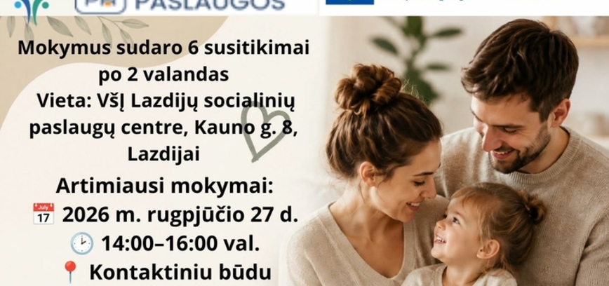 Nemokami tėvystės mokymai