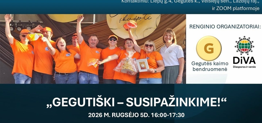 DiVA asociacijos „Kontaktų galia“ renginys Gegutės k.
