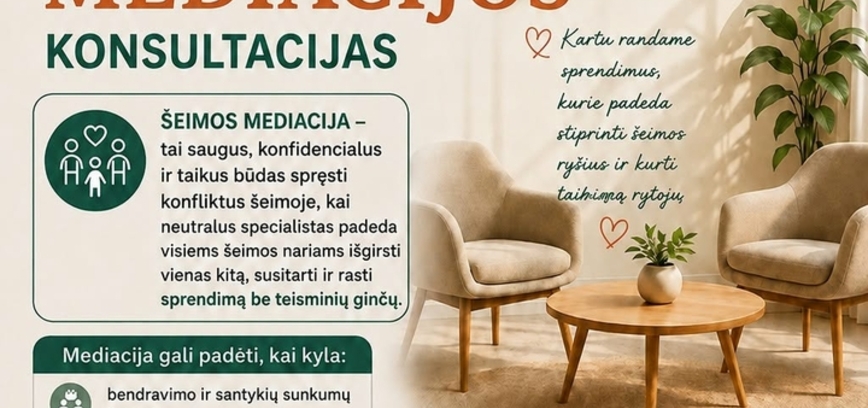 Nemokamos šeimos mediacijos
