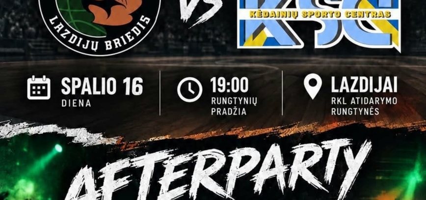 RKL-Eröffnungsspiel: Lazdijai „Briedis“ VS KSC