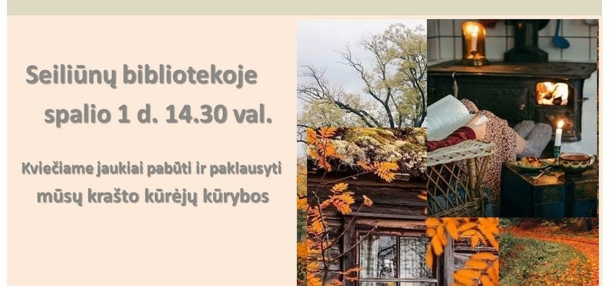 Poezijos skaitymai, skirti Pagyvenusių žmonių dienai  „Žodžiai skamba sidabru“. 