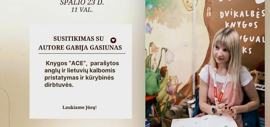 Treffen mit der Autorin Gabija Gasiunas