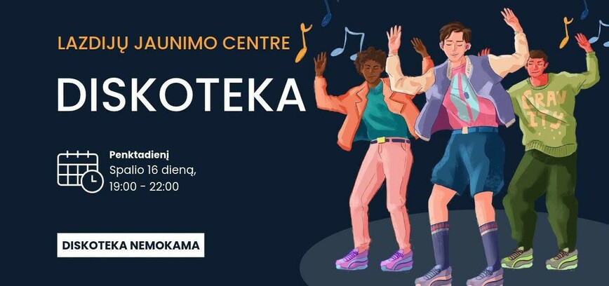 Diskoteka Lazdijų jaunimo centre