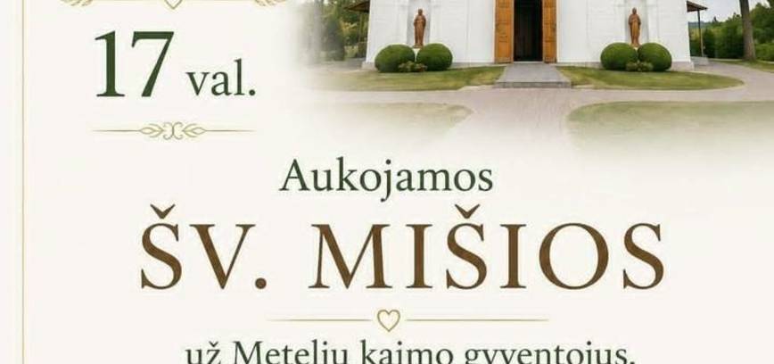 Die Heilige Messe wird gefeiert.