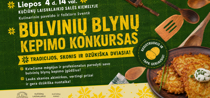 Bulvinių blynų kepimo konkursas Kučiūnų bendruomenėje