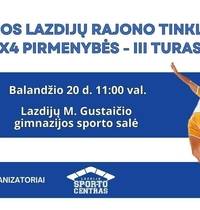Öffnen Sie den Bezirk Lazdijai. Volleyball 4x4 Meisterschaft III Runde