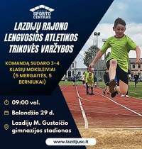 Lazdijai district athletics triathlon competition