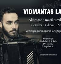 Koncert muzyki akordeonowej w wykonaniu Vidmantasa Landasa