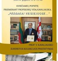 Popołudnie ku pamięci profesora Vidusa Kavaliauskasa