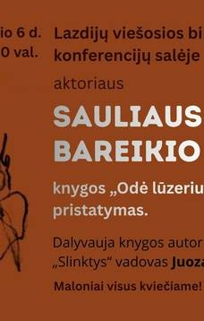 Prezentacja książki Sauliusa Bareikisa „Oda do przegranego”