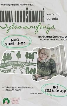 Dianos Lukošiūnaitės karpinių paroda "Tylos simfonija"