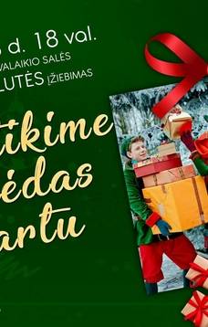 Instaliacijų ir eglutės įžiebimas "Pasitikime Kalėdas kartu"