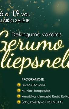 Dėkingumo vakaras "Gerumo liepsnelė"