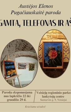 Wystawa fotografii „Natura, telefon i ja” autorstwa Eleny Pugačiauskaitė z Austrii