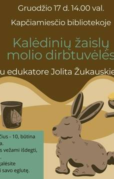 Warsztaty robienia świątecznych zabawek z gliny