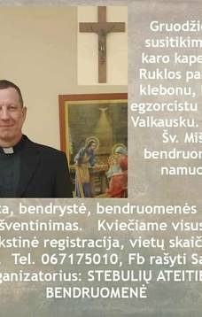 Spotkanie z kapelanem wojskowym, księdzem egzorcystą Arnoldasem Valkauskasem