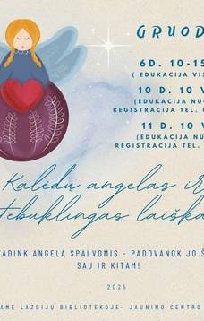 Edukacija visai šeimai "Kalėdų angelas ir stebuklingas laiškas"