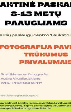 Wykład praktyczny dla młodzieży „Fotografia zamienia wady w zalety”