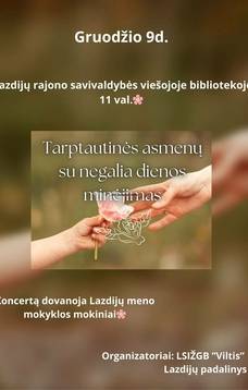 Obchody Międzynarodowego Dnia Osób Niepełnosprawnych