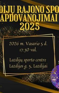 Lazdijų rajono sporto apdovanojimai 2025