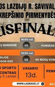 Półfinał Otwartych Mistrzostw Miejskich Rejonu Łoździeje w Koszykówce