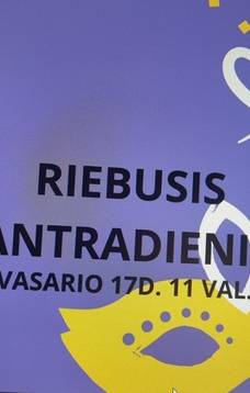 Riebusis antradienis Verstaminų bibliotekoje
