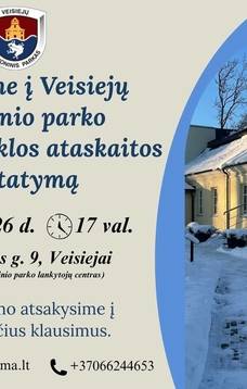 Veisiejų regionio parko veiklos ataskaitos pristatymas 