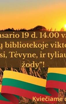 Viktorina „Tu esi, Tėvyne, ir tyliausiam žody“ 