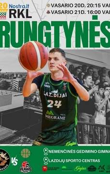 Mecz RKL LAZDIJŲ BRIEDIS VS WILNO SZKOŁA KOSZYKÓWKI