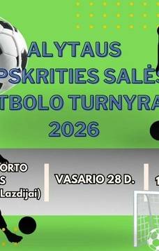 Alytaus apskrities salės futbolo turnyras 2026