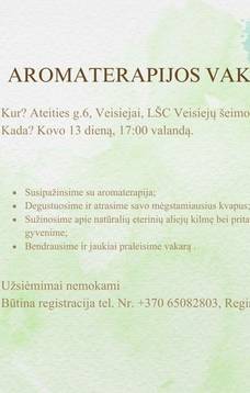 Wieczór aromaterapeutyczny