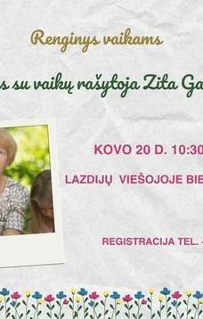 Spotkanie z pisarką książek dla dzieci Zitą Gaižauskaitė