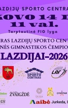 Otwarte Mistrzostwa Centrum Sportu Lazdijai w gimnastyce aerobowej „LAZDIJAI–2026”