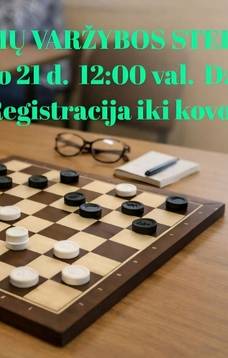 Šaškių varžybos Stebuliuose