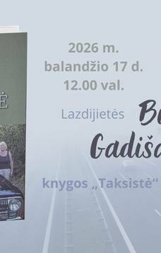 Prezentacja książki „Taksówkarz” Birutė Gadišauskienė z Lazdiji