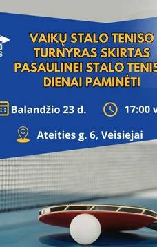 Vaikų stalo teniso turnyras