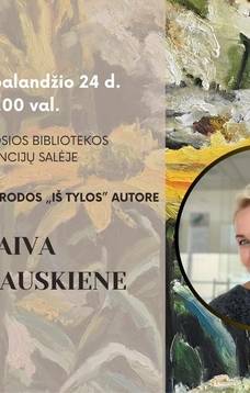 Spotkanie z autorką wystawy „Z ciszy” Vaivą Malinauskienė