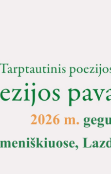  TARPTAUTINIS POEZIJOS FESTIVALIS „POEZIJOS PAVASARIS“