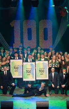 LMGG 100(21)- osios laidos abiturientų dovana miestui