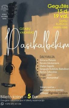 Gitarų vakaras „Pasikalbėkim“