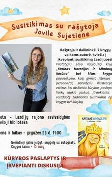 Susitikimas su rašytoja Jovile Sujetiene